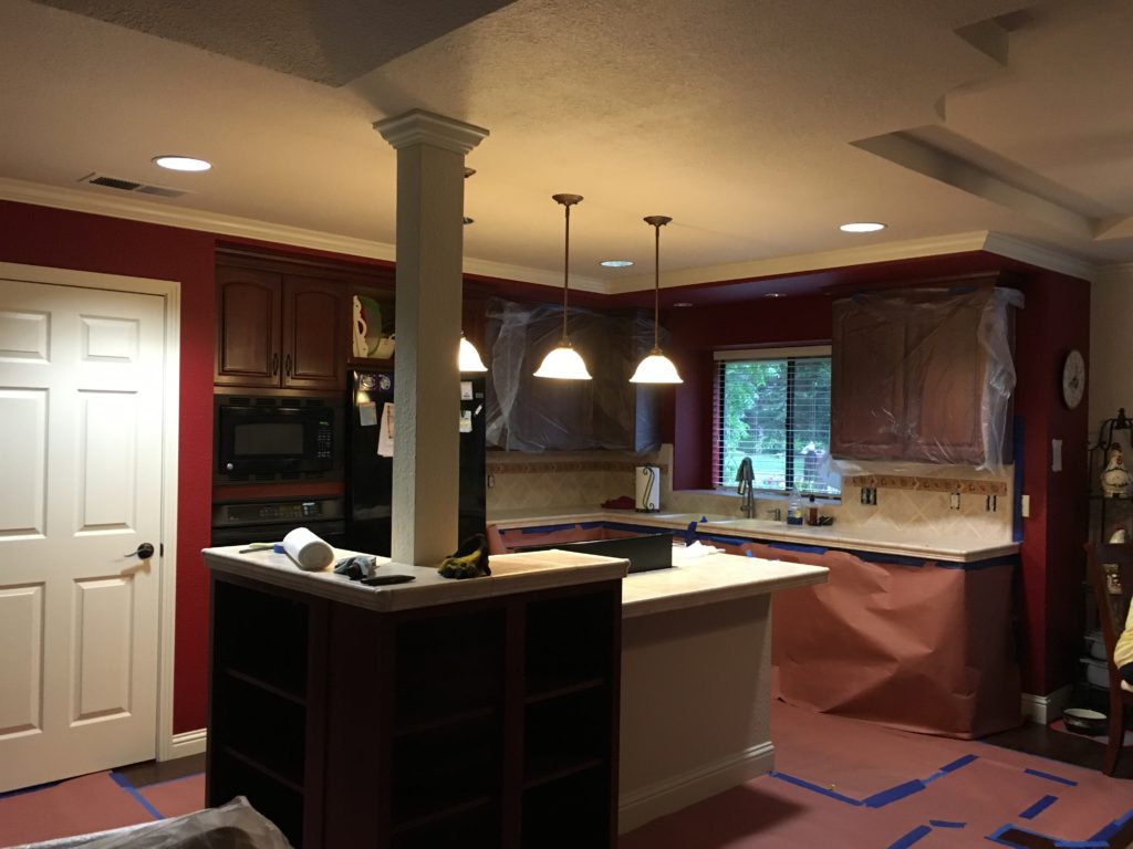 our kitchen during remodeling.