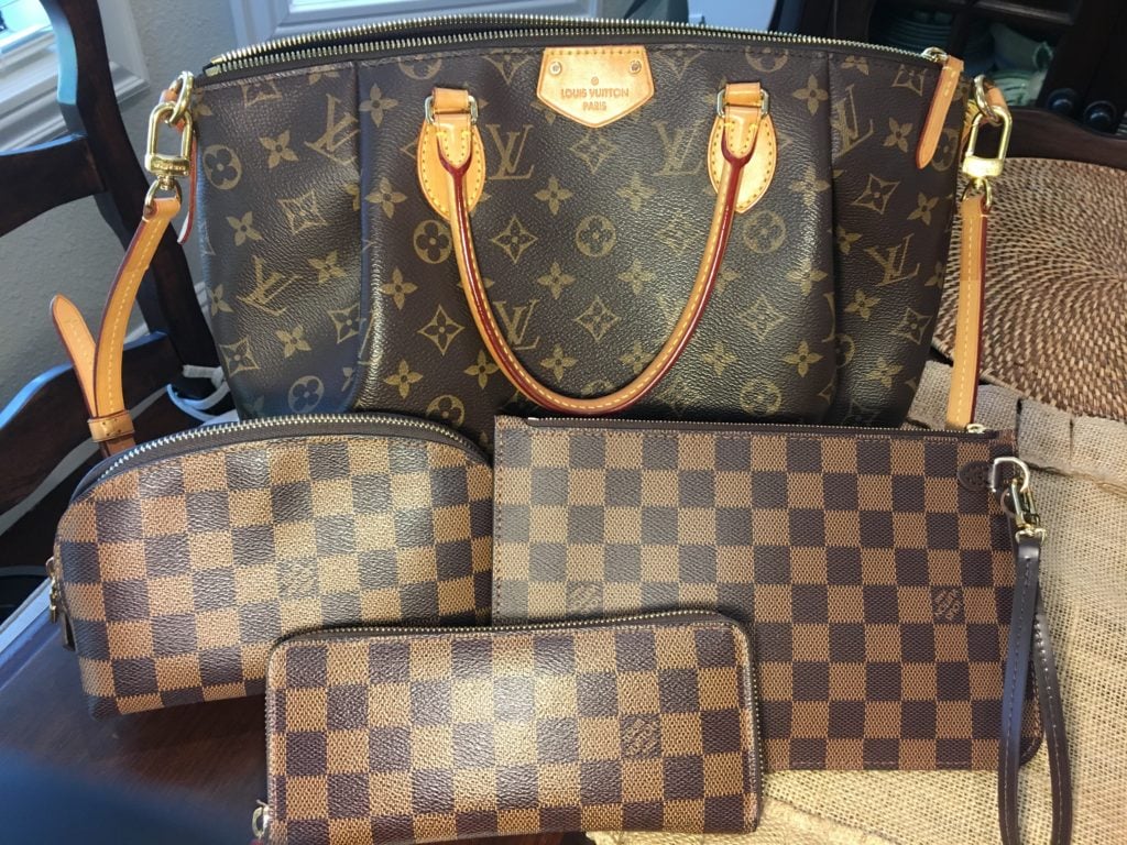 Louis Vuitton products.