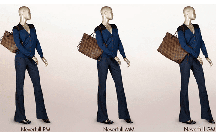 Louis Vuitton Neverfull Sizes GM and MM — Topknots and Pearls