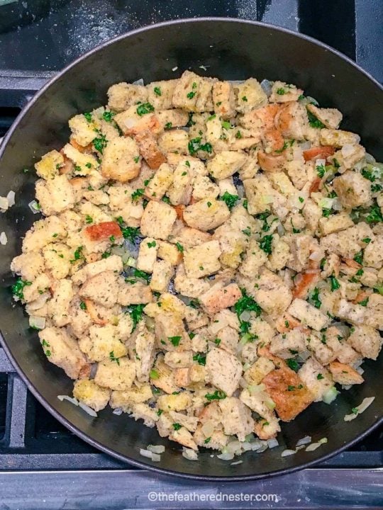 The Easiest Sourdough Stuffing Recipe