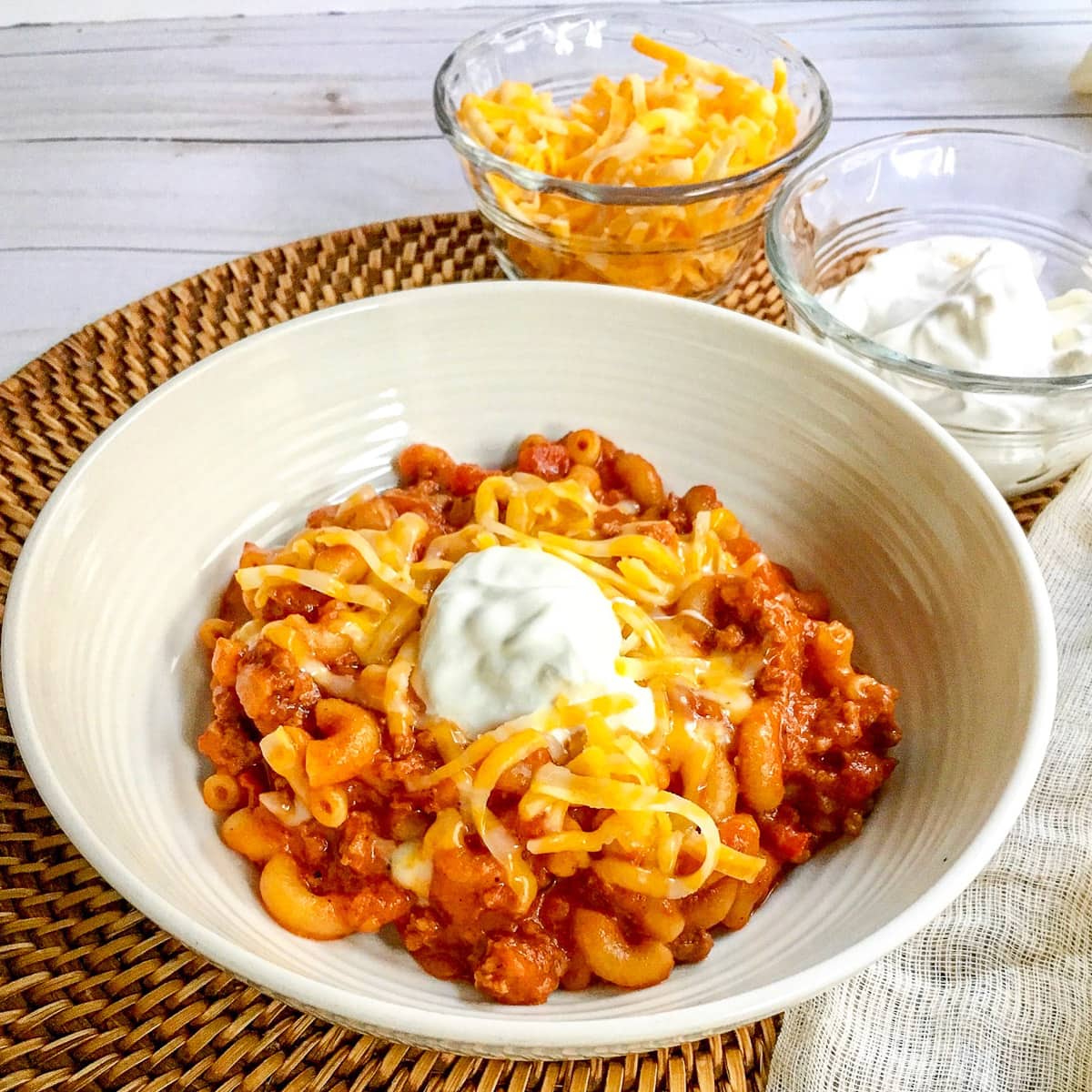 Chili Mac and Cheese