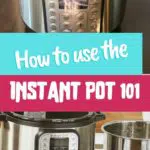 HOW TO USE THE INSTANT POT 101