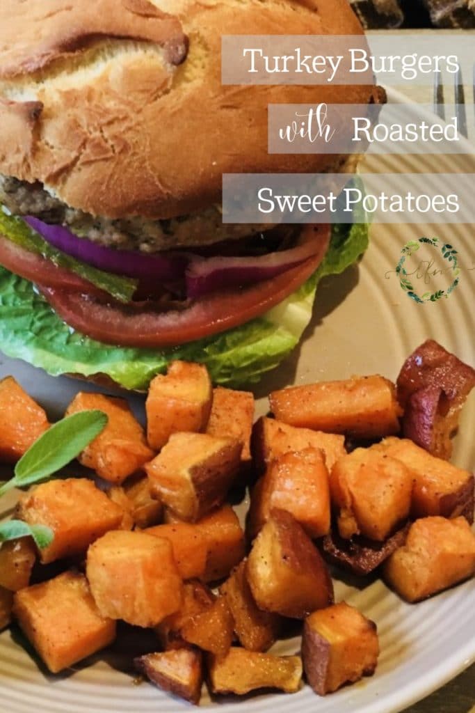 turkey burgers with sweet potato oven baked fries