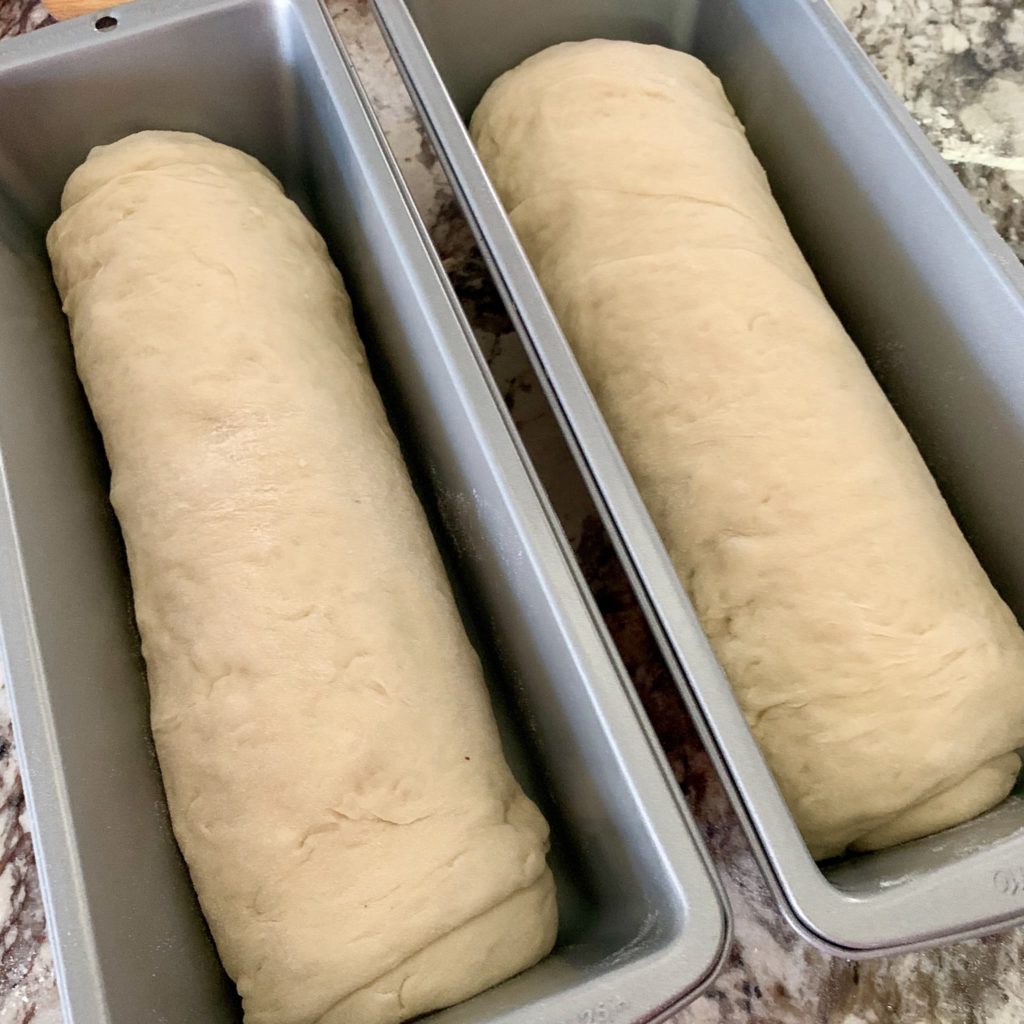 sandwich bread are ready to put into the oven