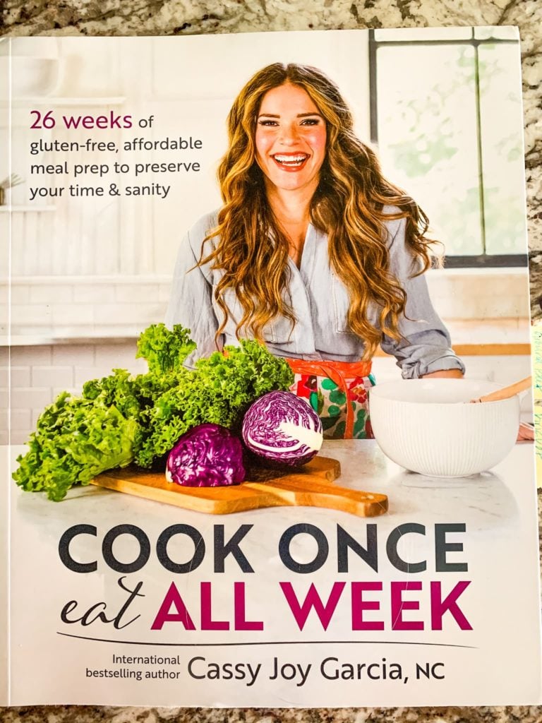 Cook Once Eat All Week cookbook for easy dinner recipes.