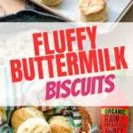bunch of fluffy buttermilk biscuits