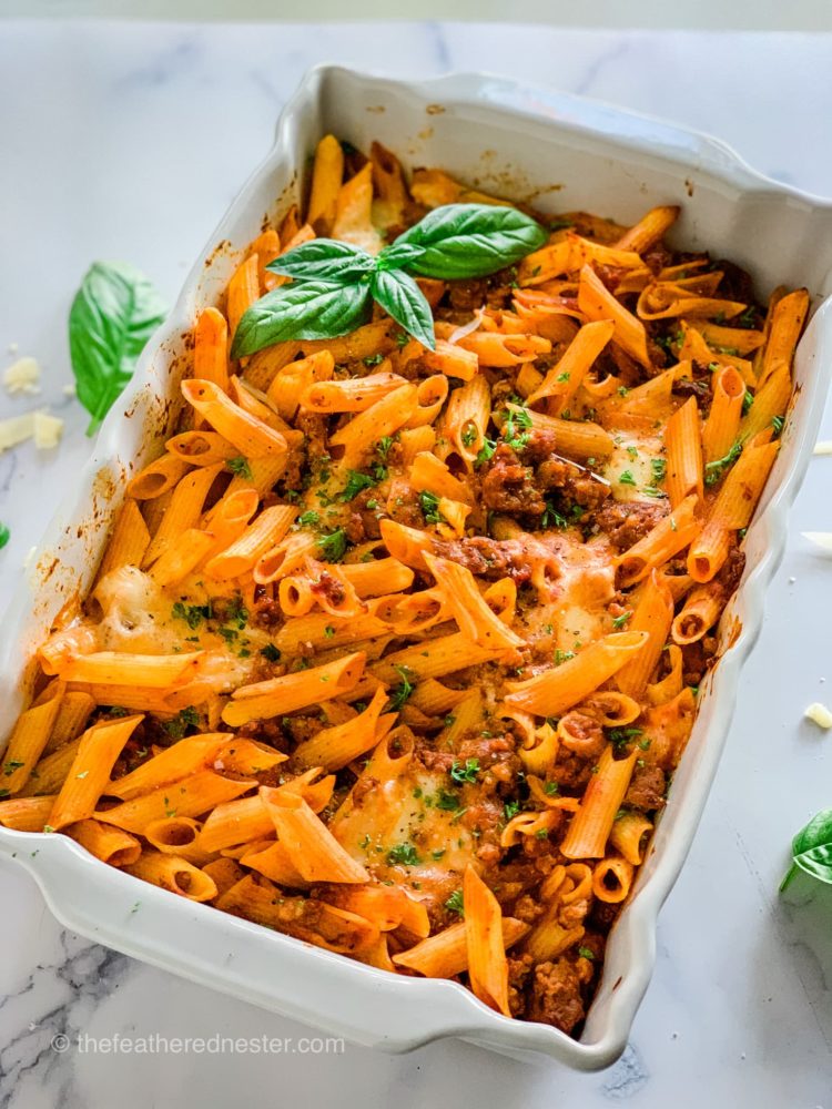 20+ Rigatoni Pasta Recipes - The Feathered Nester