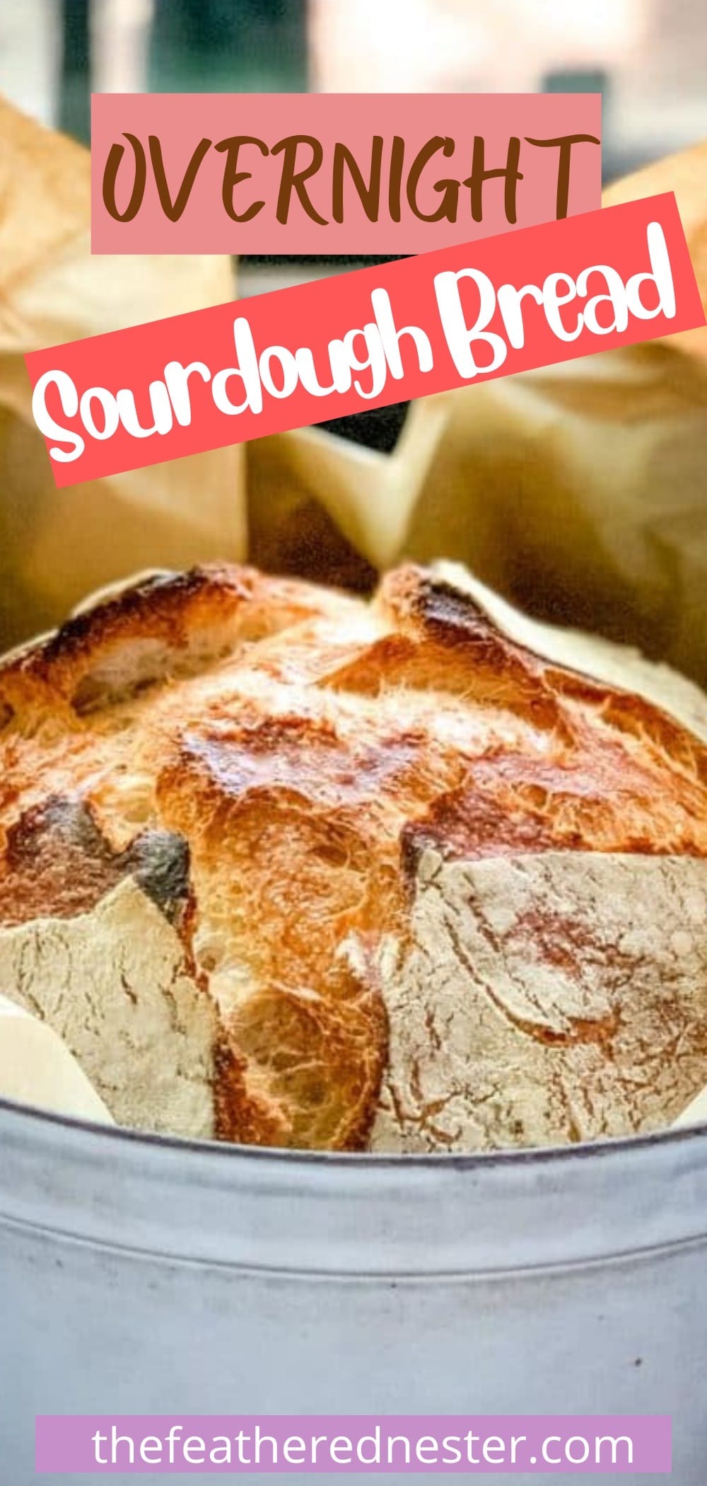 Easy Overnight Sourdough Bread The Feathered Nester