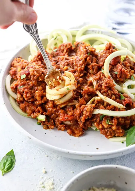 Vegetarian Bolognese in the Instant Pot with 5 ingredients