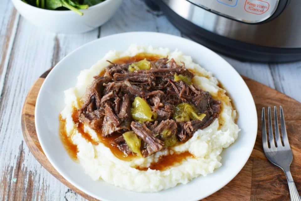 Mississippi Pot Roast, an Instant Pot Dinner with 5 ingredients