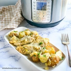 Ranch Chicken and Potatoes with Cream Cheese.