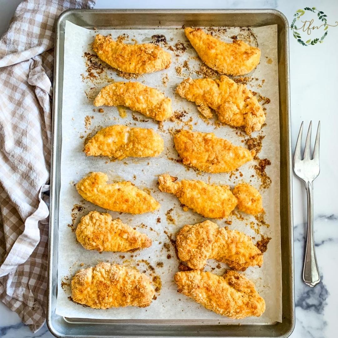 Bisquick Chicken Tenders - The Feathered Nester