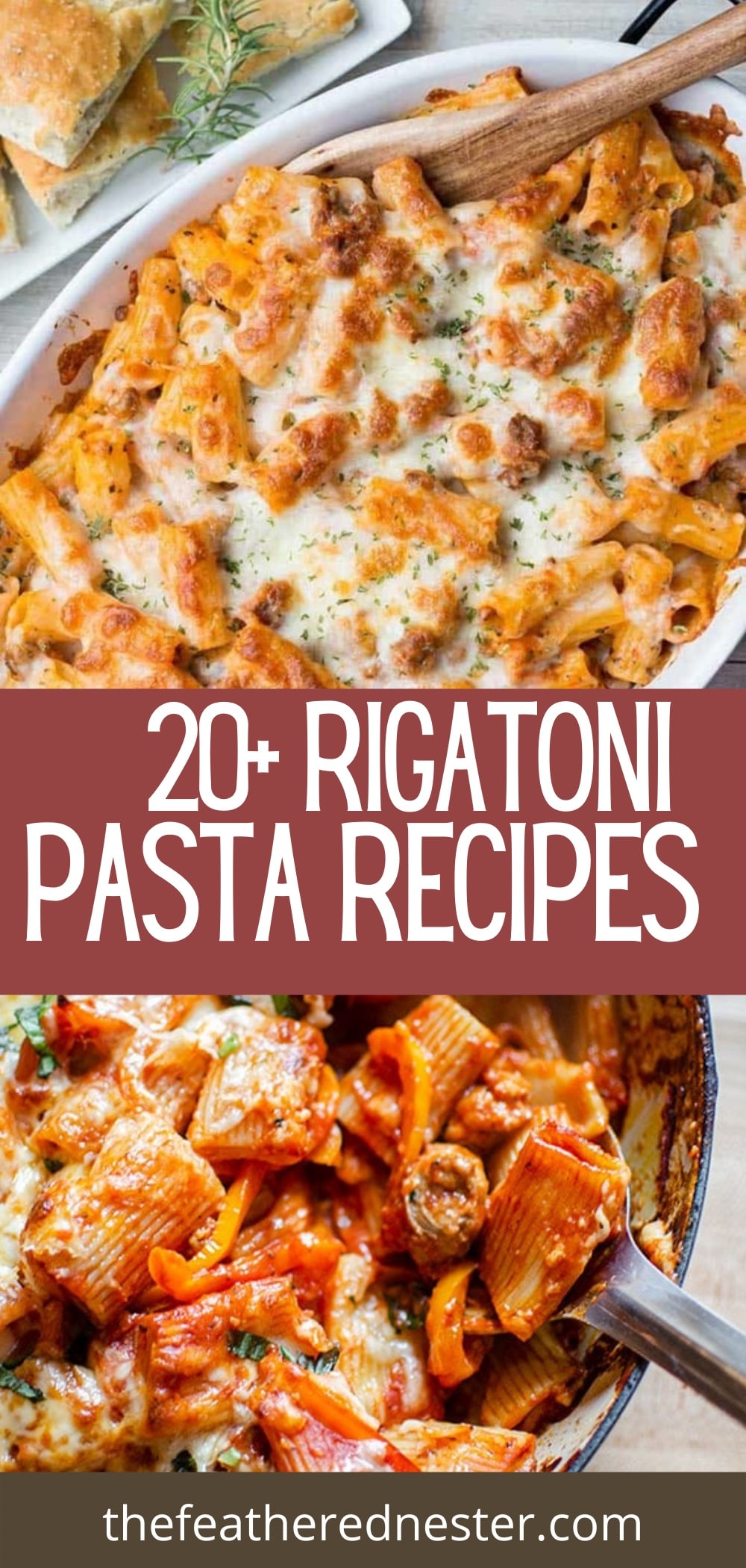 20+ Rigatoni Pasta Recipes - The Feathered Nester