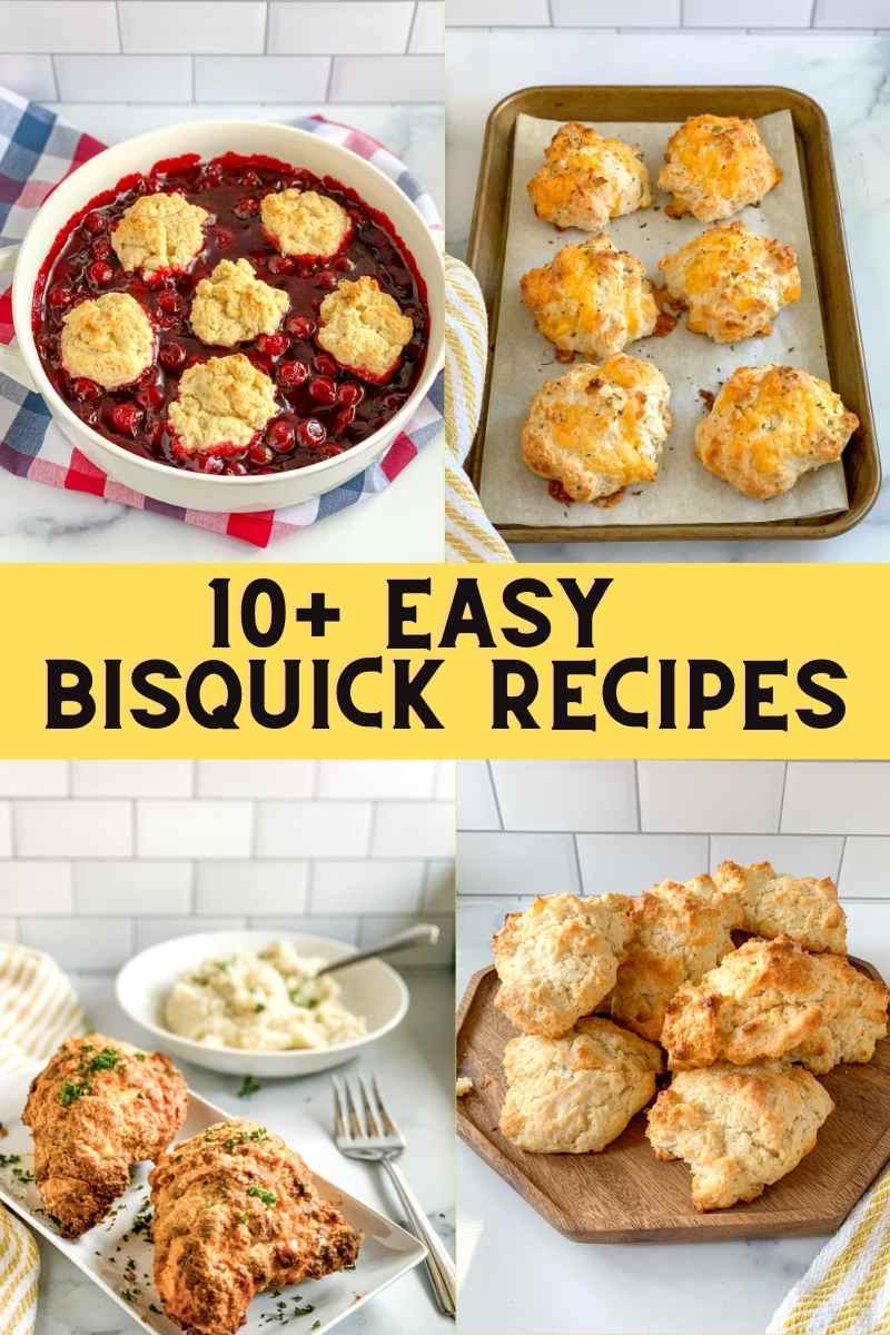 4 recipes using bisquick.