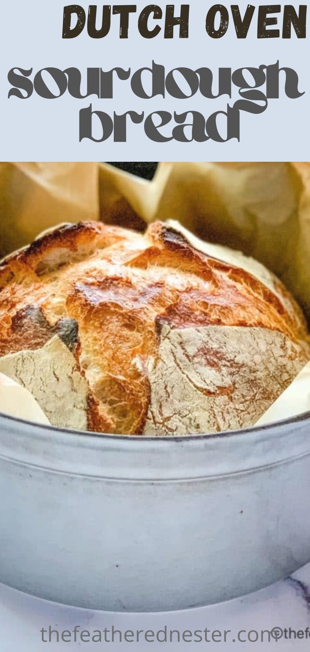 Easy Dutch Oven Sourdough Bread The Feathered Nester