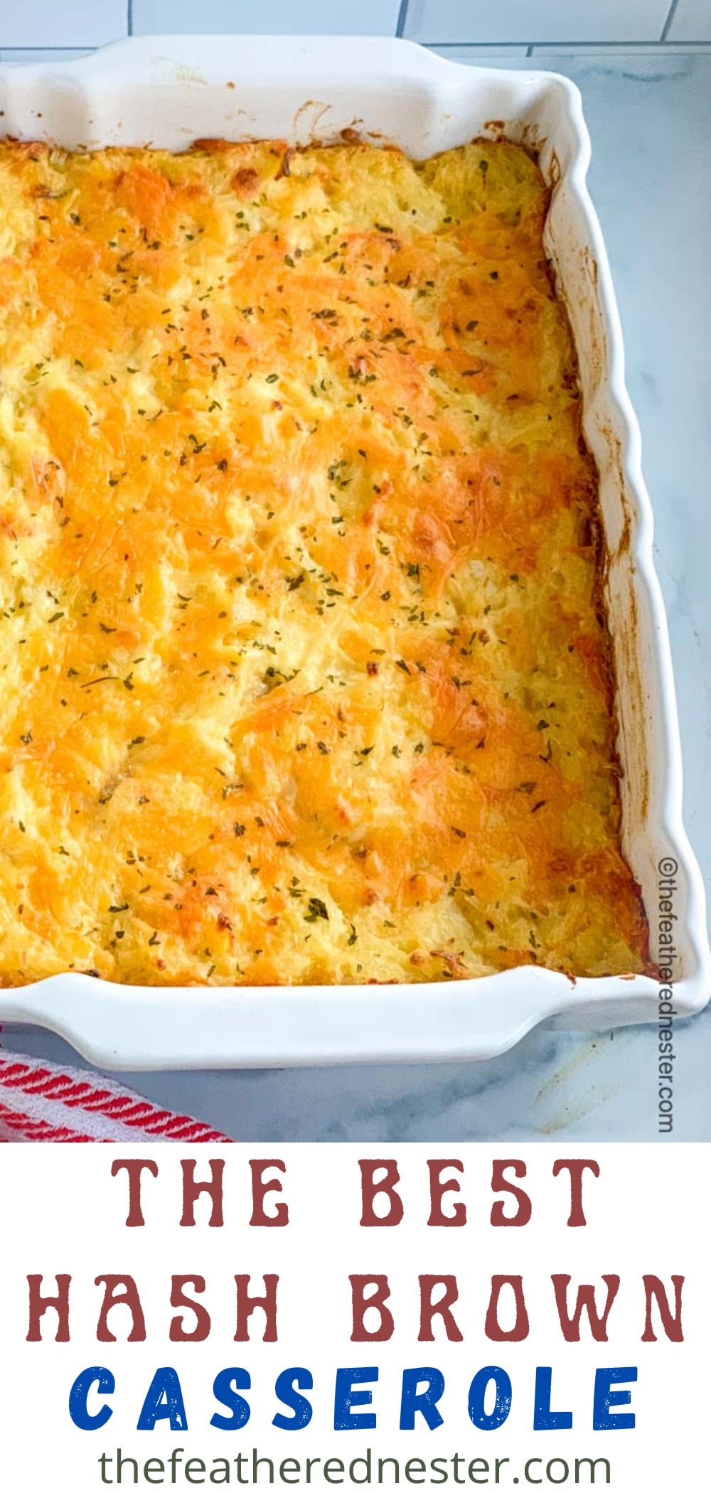 Cracker Barrel Hash Brown Casserole - The Feathered Nester