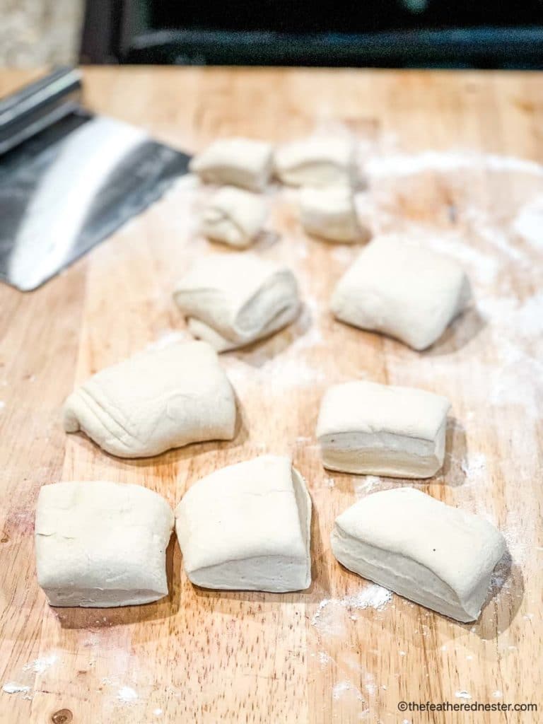 cut ready-dough