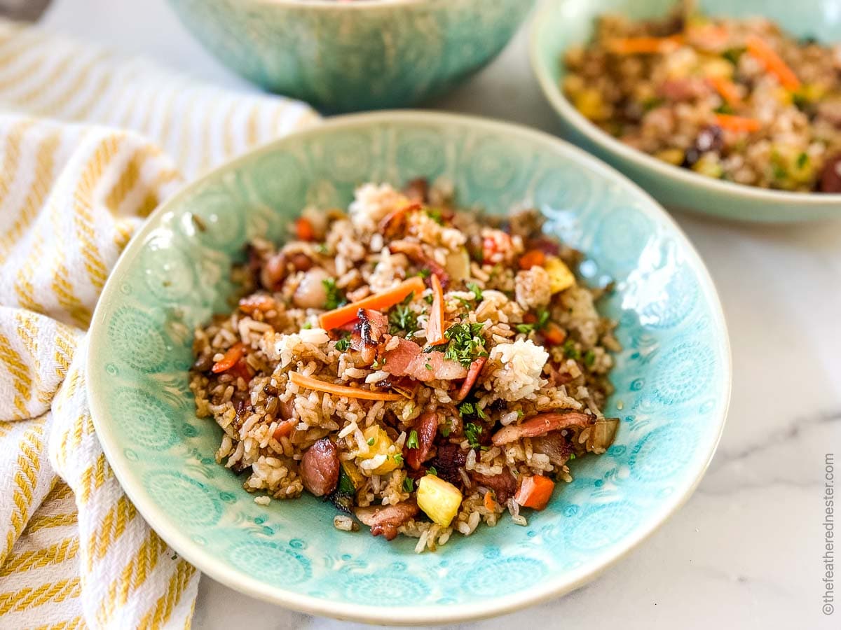 Blackstone Fried Rice - The Feathered Nester