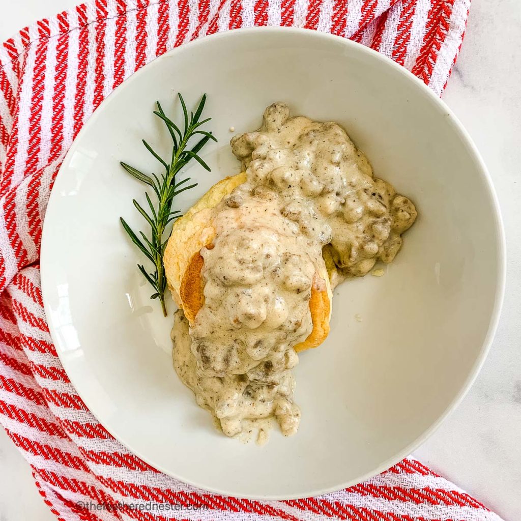Turkey Gravy and Biscuits in 30 Minutes! The Feathered Nester