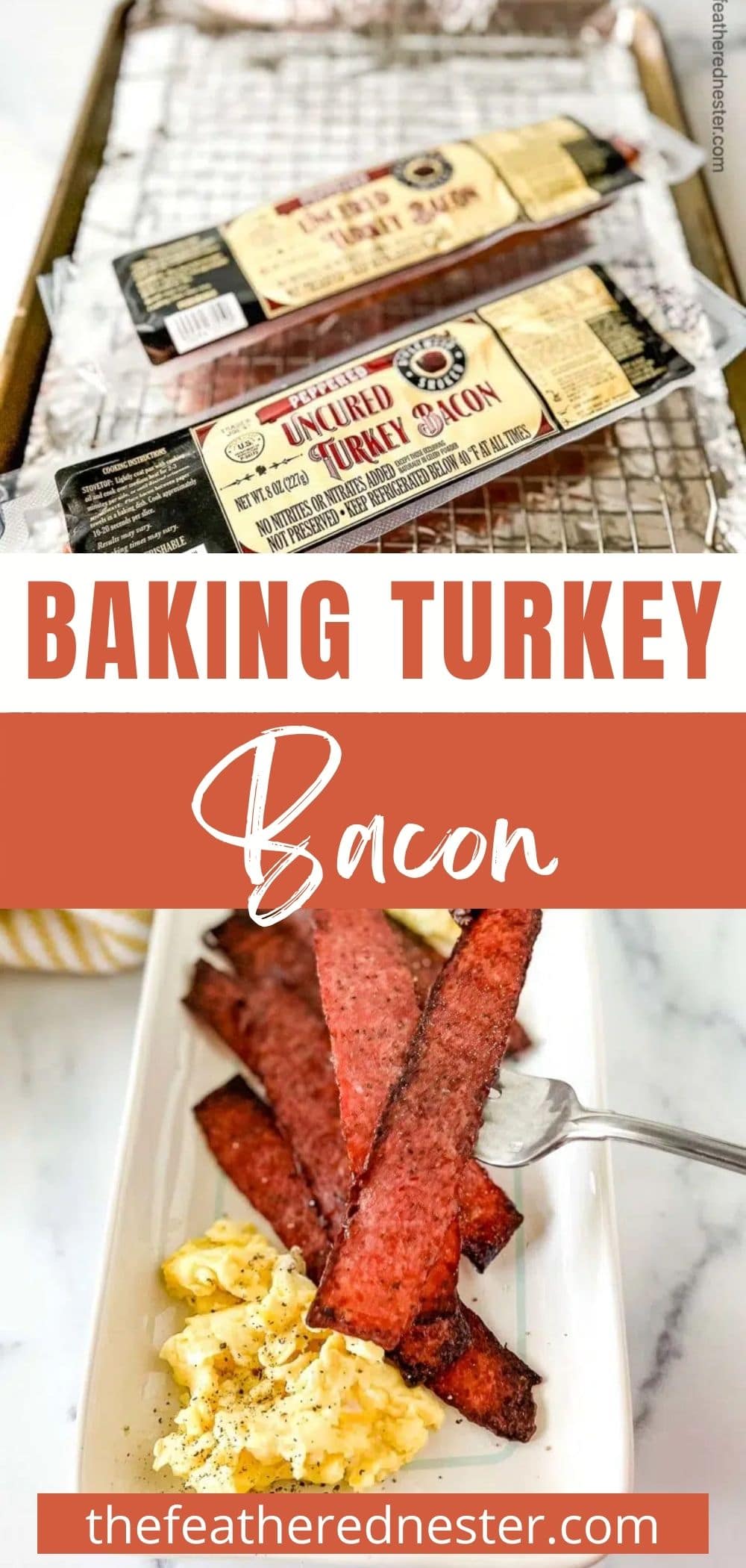 Cooking Turkey Bacon in The Oven (crispy, messfree recipe)