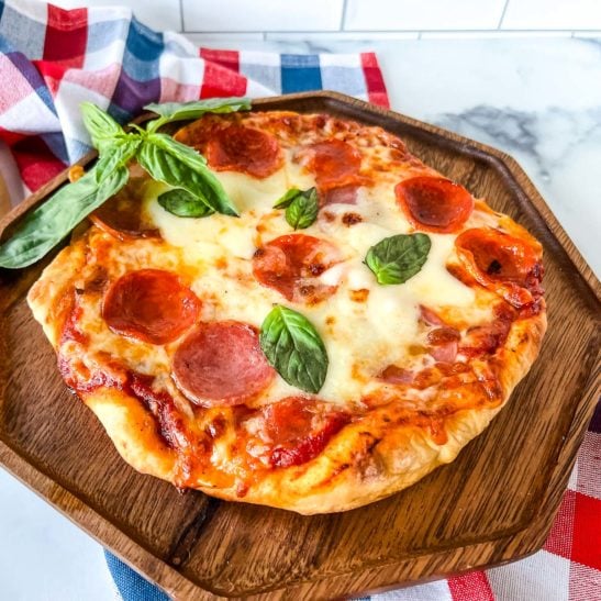 Fire Grilled Pizza at Home (using frozen dough) The Feathered Nester