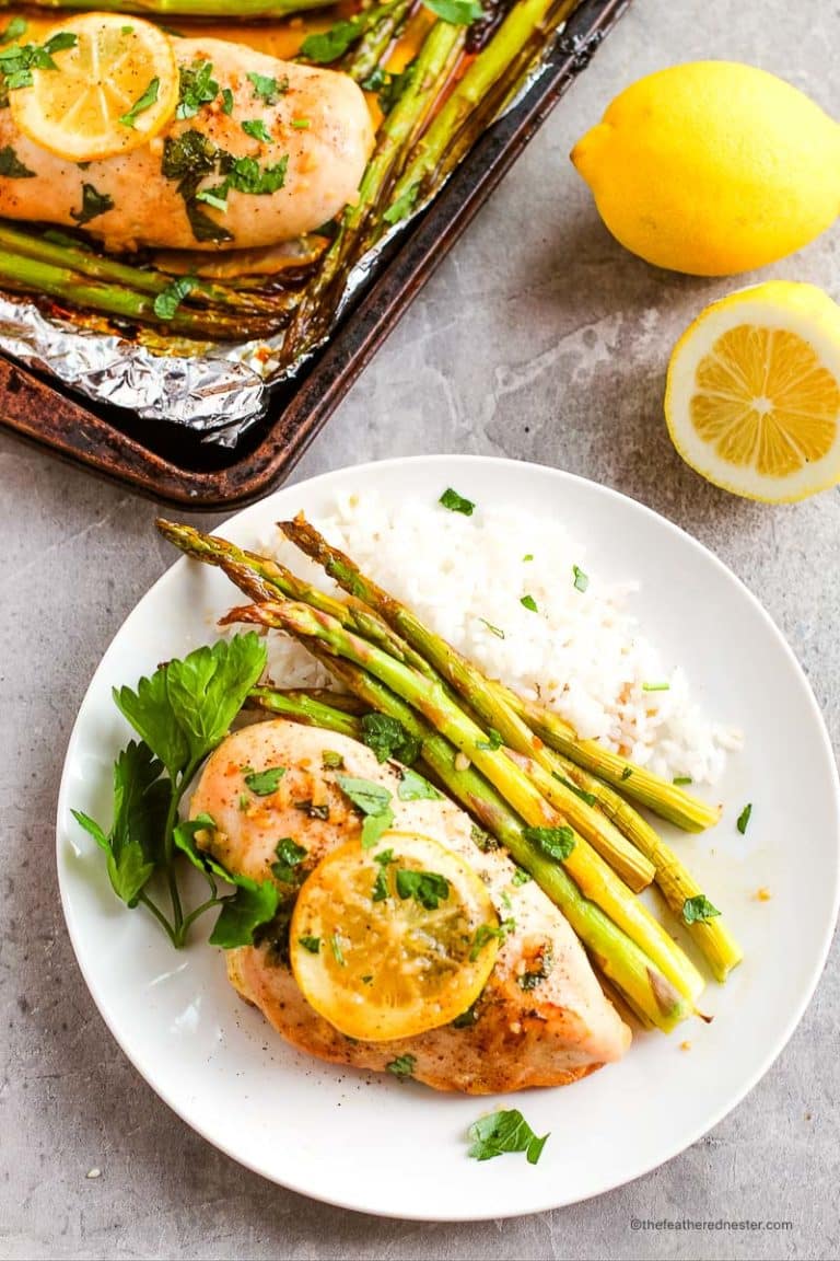 Chicken and Asparagus Bake - The Feathered Nester