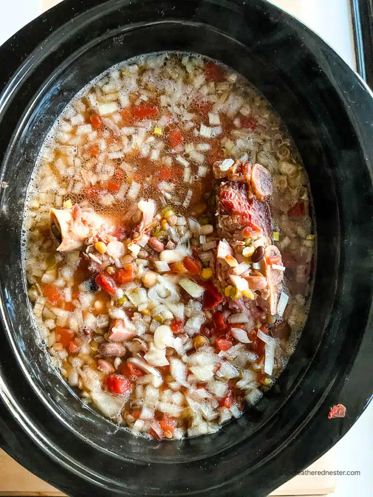 Crock Pot 15 bean soup.