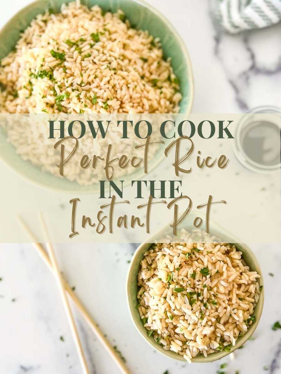 Perfect Instant Pot Rice (Pressure Cooker)