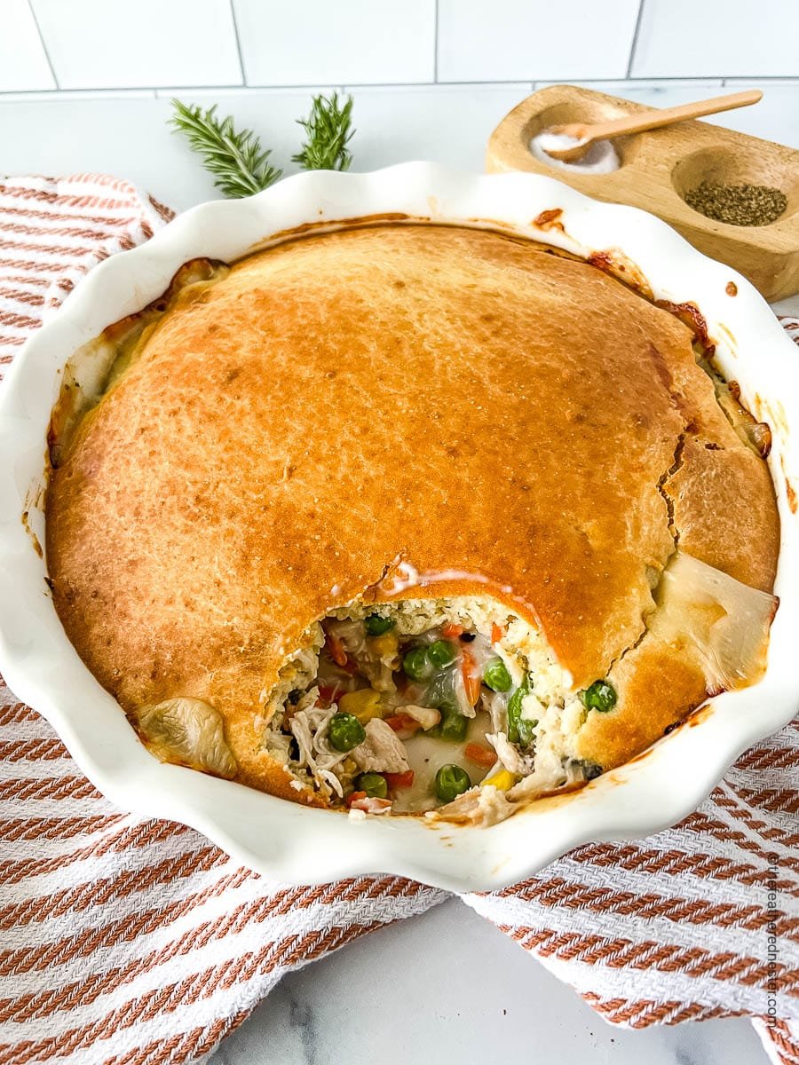 Bisquick Chicken Pot Pie.