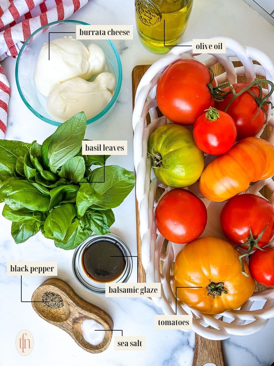 Labeled ingredient image for salad recipe.