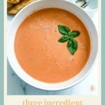 Image of tomato soup with text over the bottom.