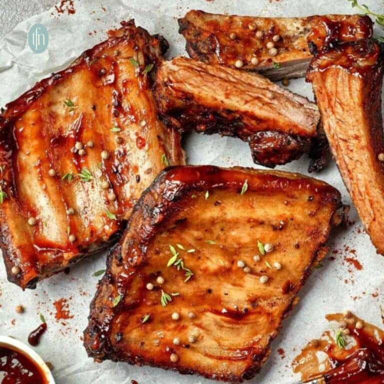 Slow Cooker Teriyaki Ribs - The Feathered Nester