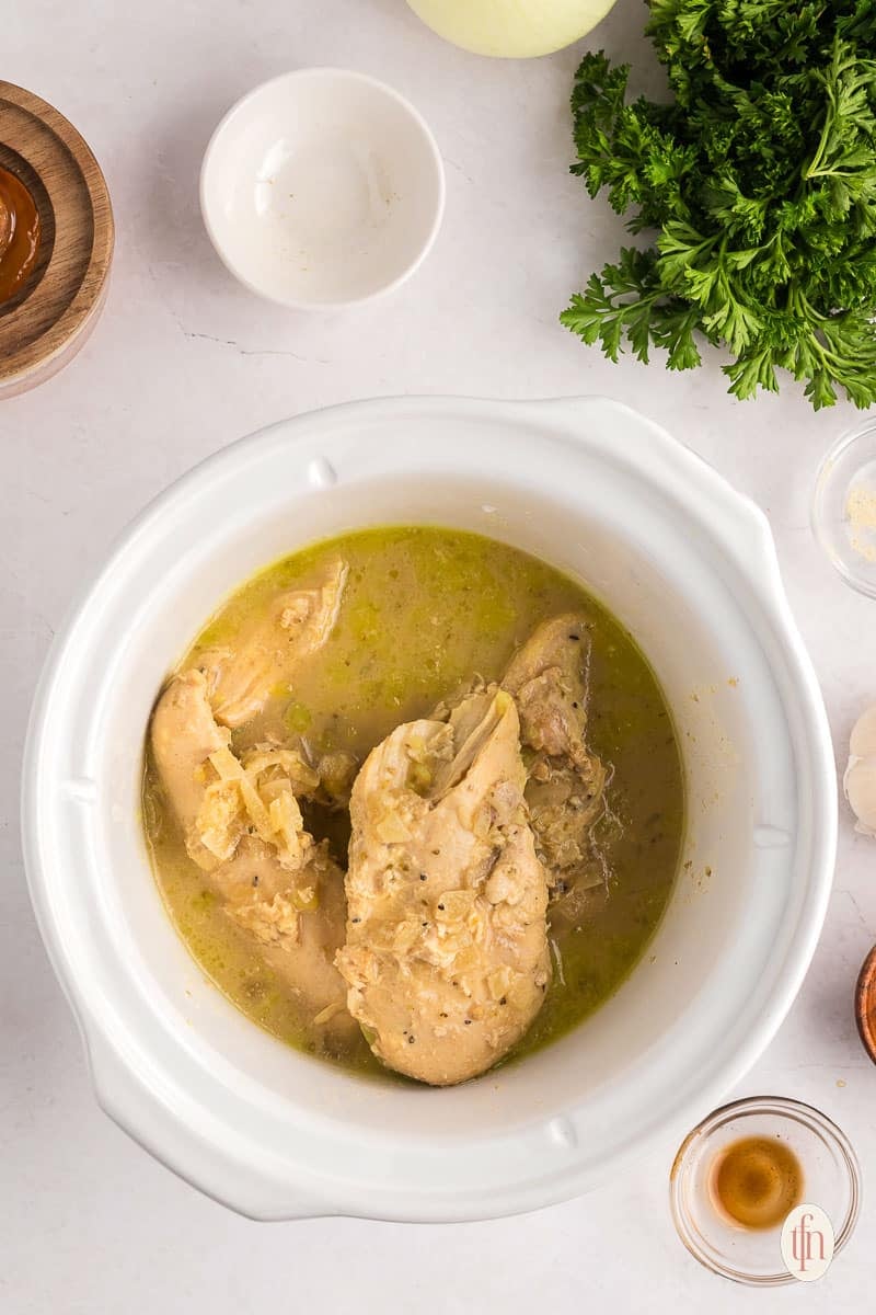 slow cooker chicken breasts.