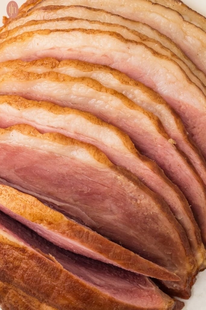 a close up shot of a cola ham.
