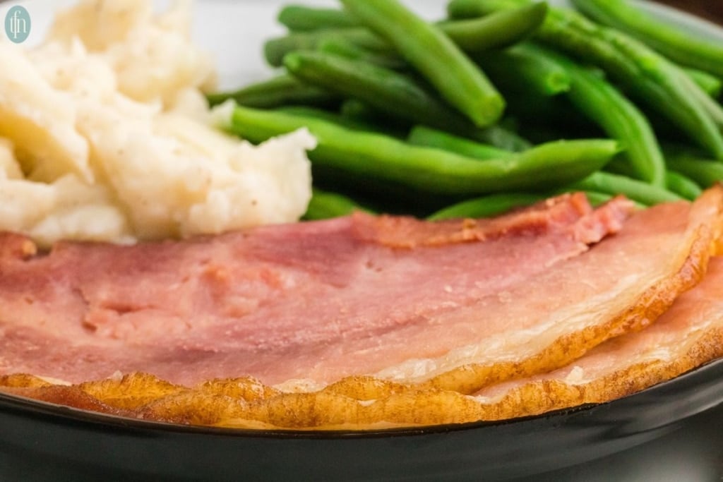 a close up shot of cola ham.