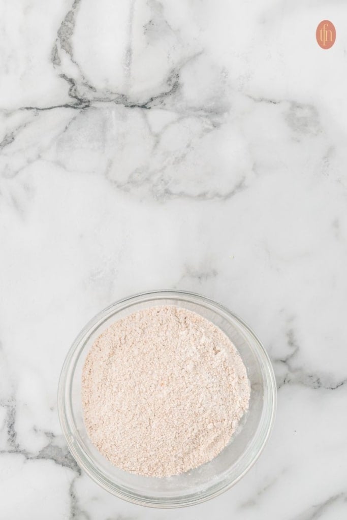 a bowl of brioche casserole ingredient.