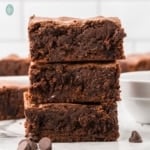 an image of easy homemade brownies.