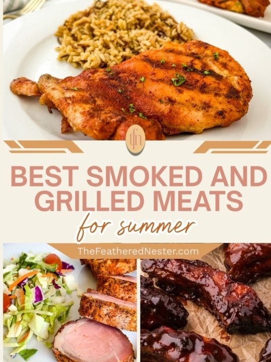 Best Smoked and Grilled Meats for Summer collage.