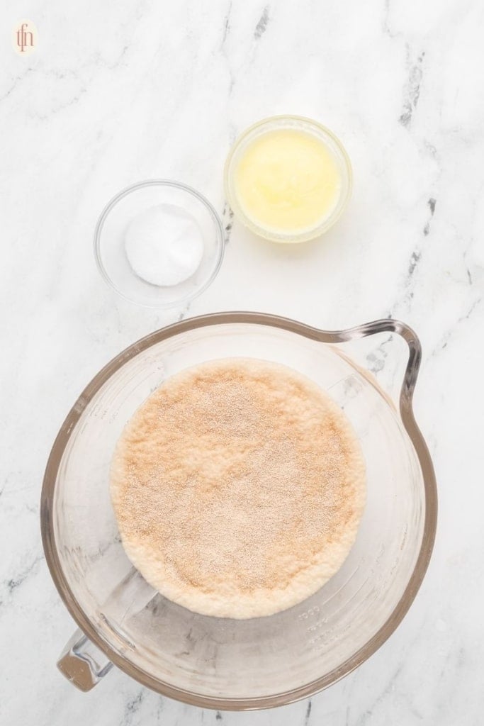 5-Ingredient Sandwich Bread PREP 2.